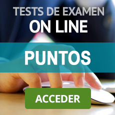 Tests de examen online por puntos